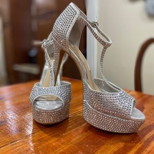 Gianna Bini Rhinestone Shoes